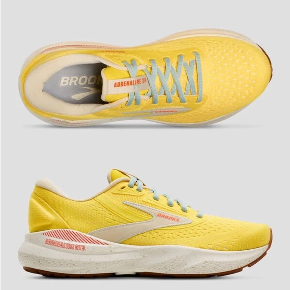 Brooks Adrenaline GTS 24 Cyber/Vermillion/Seed Pearl